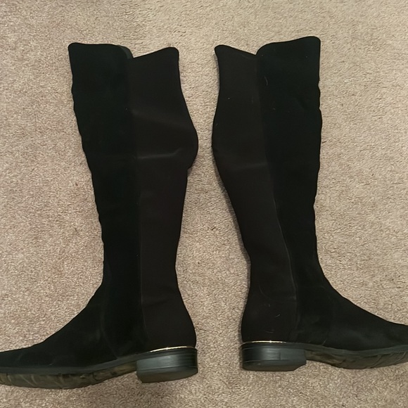 GUESS FACTORY Factory Shire Over-The-Knee Suede Boots - Picture 4 of 6